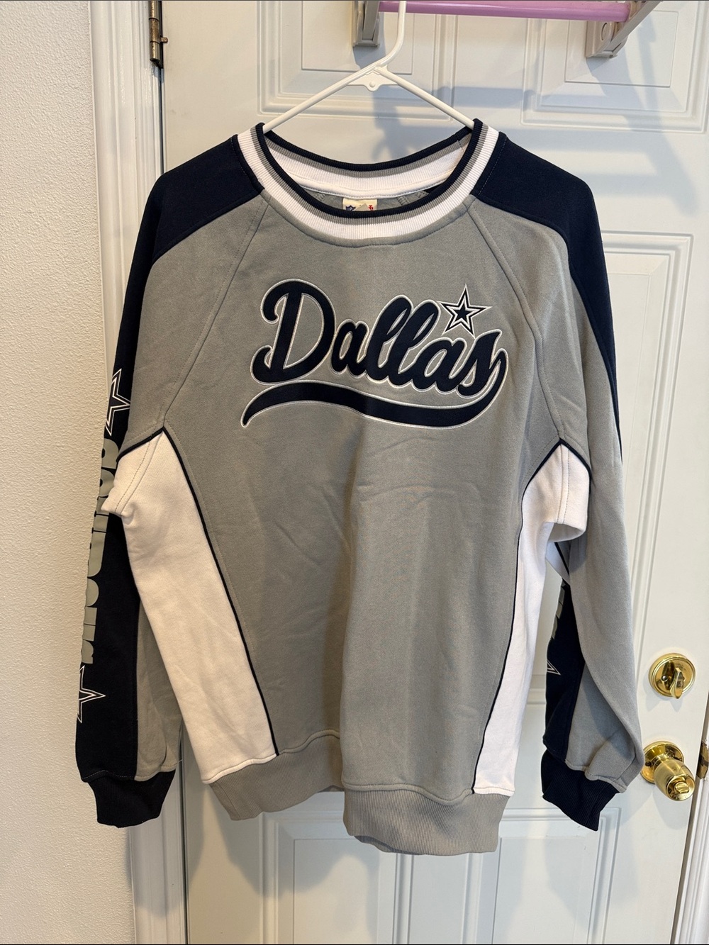 Dallas Cowboy’s Crewneck Sweatshirt - Gray & Navy